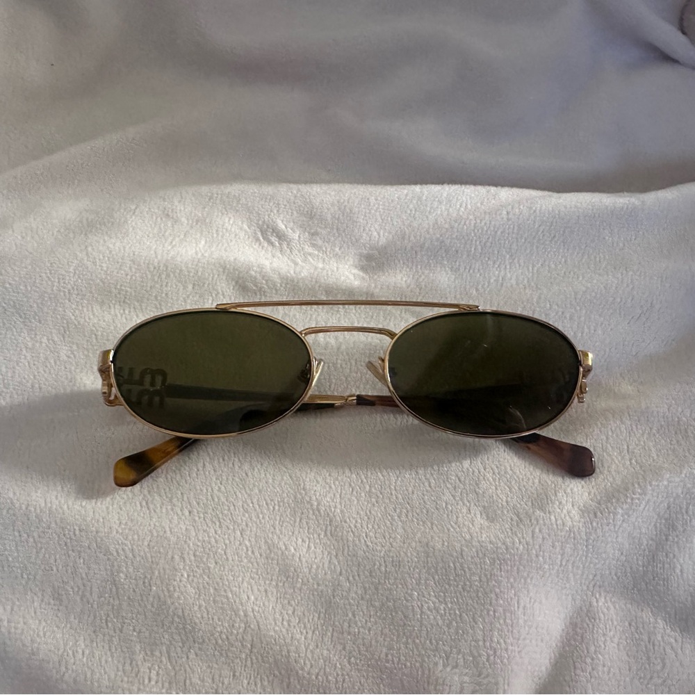 Miu Miu Oval Sunglasses - Picture 3 of 6